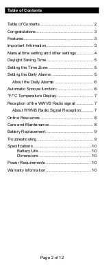 Предварительный просмотр 2 страницы La Crosse Technology WT-8008U Manual