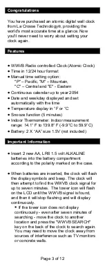 Предварительный просмотр 3 страницы La Crosse Technology WT-8008U Manual