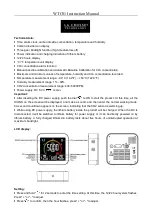 Preview for 1 page of La Crosse Technology WTC01 Instruction Manual