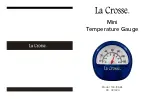 Preview for 1 page of La Crosse 04-106BL Quick Start Manual