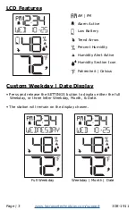 Preview for 4 page of La Crosse 308-1911 Manual