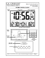 La Crosse 513-1211.513-1211A Instruction Manual preview