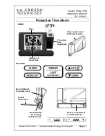 La Crosse 616A-1908 Instruction Manual preview