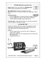 Предварительный просмотр 4 страницы La Crosse 616A-1908 Instruction Manual