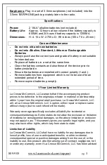 Preview for 3 page of La Crosse 809-905 Instruction Manual