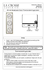 La Crosse BBB86064 Instruction Manual preview