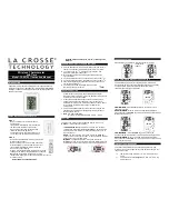 La Crosse CA85152 Instruction Manual preview