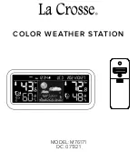 La Crosse M76171 User Manual preview