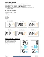 Предварительный просмотр 4 страницы La Crosse M84282 User Manual