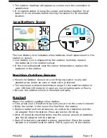 Предварительный просмотр 9 страницы La Crosse M84282 User Manual