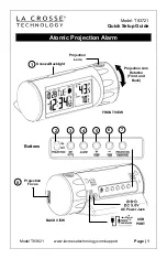 La Crosse T83721 Quick Setup Manual preview