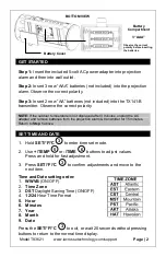 Preview for 2 page of La Crosse T83721 Quick Setup Manual