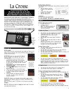 La Crosse W85947 Instruction Manual preview