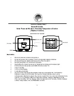 La Crosse WS-8120 Quick Setup Manual preview