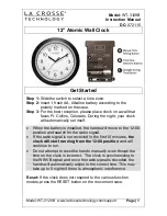 La Crosse WT-3129B Instruction Manual preview