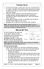 Предварительный просмотр 2 страницы La Crosse WT-3143A Instruction Manual