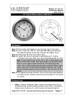 La Crosse WT-3181PL Instruction Manual preview