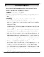 Предварительный просмотр 4 страницы LA Fitness DK900EAJ01AA Owner'S Manual