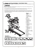 Предварительный просмотр 5 страницы LA Fitness LOHAS T2 Assembly Instructions Manual