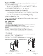 Предварительный просмотр 2 страницы La Gard 3125 User Operating Instructions