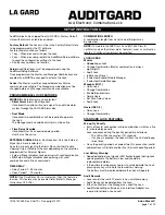 Preview for 1 page of La Gard AuditGard Setup Instructions