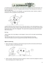 Предварительный просмотр 12 страницы La Germania COV310 Manual