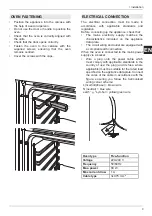 Preview for 9 page of La Germania F605LAGGKX Installation And User Manual