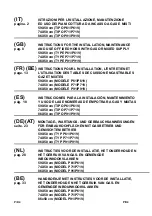 Preview for 1 page of La Germania P61 Series Instructions For The Installation, Maintenance And Use