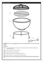 Preview for 4 page of La Hacienda Idris Clay Firebowl User Instructions