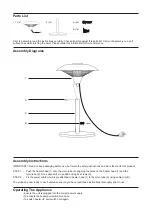 Предварительный просмотр 3 страницы La Hacienda Lume 69570 User Instructions