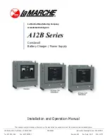 La Marche A12B Series Installation And Operation Manual preview