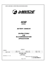 La Marche A36D Instructions Manual preview