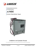 Preview for 1 page of La Marche A39DS Installation And Operation Manual