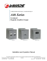 La Marche A46 Series Installation And Operation Manual preview