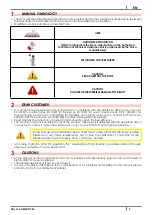 Preview for 3 page of LA NORDICA COMFORT 80 Installation, Use And Maintenance Manual