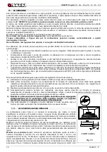 Preview for 14 page of LA NORDICA Crystal 50v Instructions For Installation, Use And Maintenance Manual