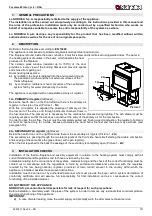 Preview for 19 page of LA NORDICA Focolare 80 Idro Crystal DSA Instructions For Installation, Use And Maintenance Manual