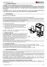 Preview for 31 page of LA NORDICA Focolare 80 Idro Crystal DSA Instructions For Installation, Use And Maintenance Manual