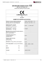 Preview for 65 page of LA NORDICA INSERTO CRYSTAL 50 Instructions For Installation, Use And Maintenance Manual