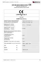 Preview for 69 page of LA NORDICA INSERTO CRYSTAL 50 Instructions For Installation, Use And Maintenance Manual