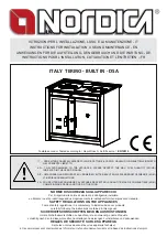 Preview for 1 page of LA NORDICA ITALY TERMO Built In DSA Instructions For Installation, Use And Maintenance Manual