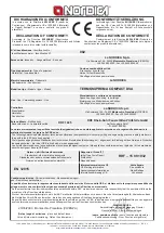 Preview for 38 page of LA NORDICA TERMOSUPREMA COMPACT DSA Instructions For Installation, Use And Maintenance Manual