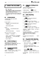 Preview for 38 page of La Pavoni Barat E Instruction And Maintenance Manual