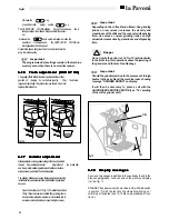 Preview for 42 page of La Pavoni Barat E Instruction And Maintenance Manual