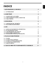 Preview for 5 page of La Pavoni CILINDRO Instruction Manual