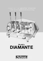 La Pavoni Diamante DIA2L Operating Instructions Manual preview