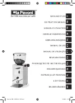 Preview for 1 page of La Pavoni KUBE MILL Instruction Manual