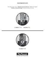 Preview for 1 page of La Pavoni PCN Operating Instructions Manual