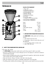 Предварительный просмотр 11 страницы La Pavoni TRITASASSI Operating Instructions Manual