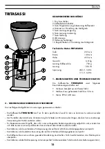 Предварительный просмотр 19 страницы La Pavoni TRITASASSI Operating Instructions Manual